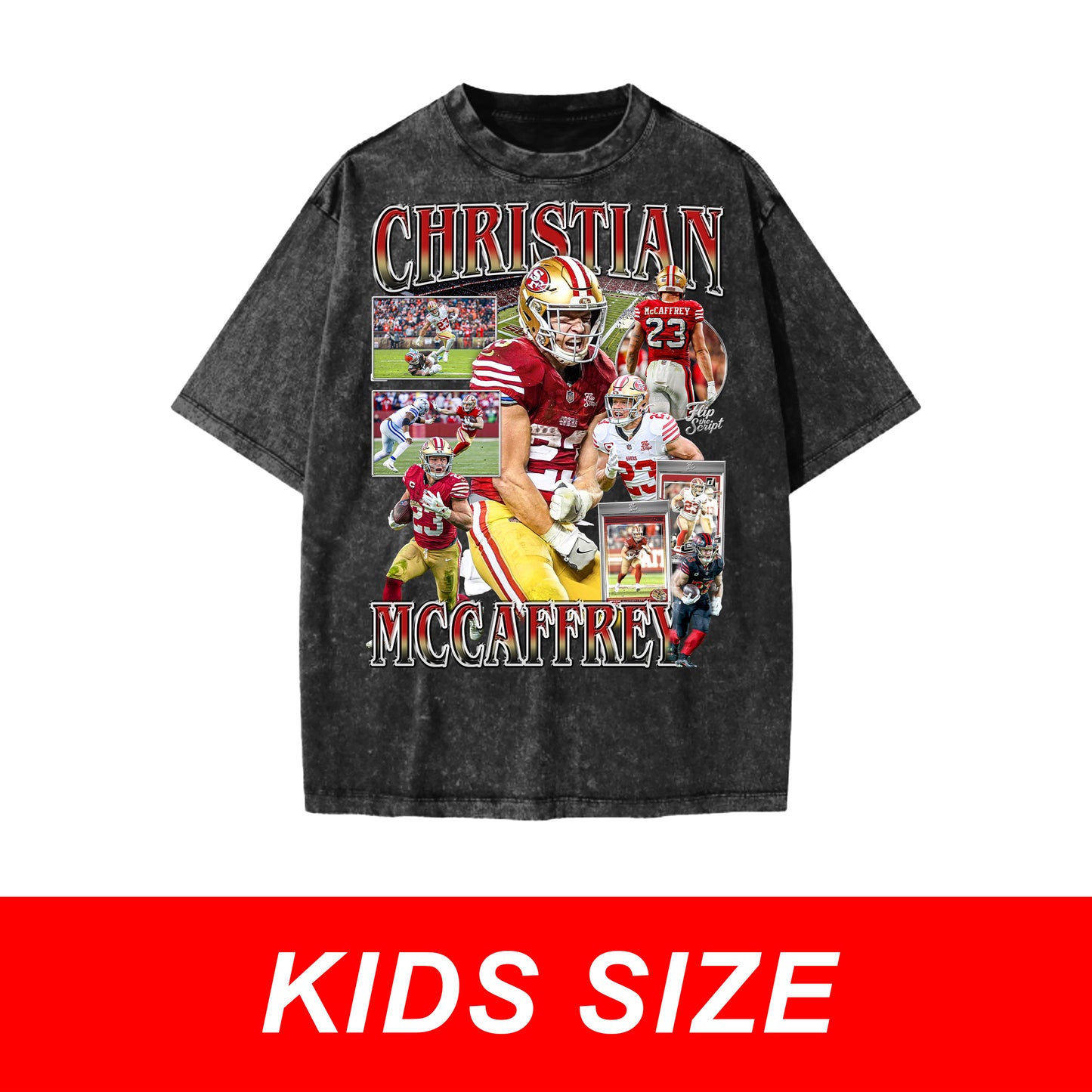 KIDS Christian McCaffrey Vintage Graphic Tee