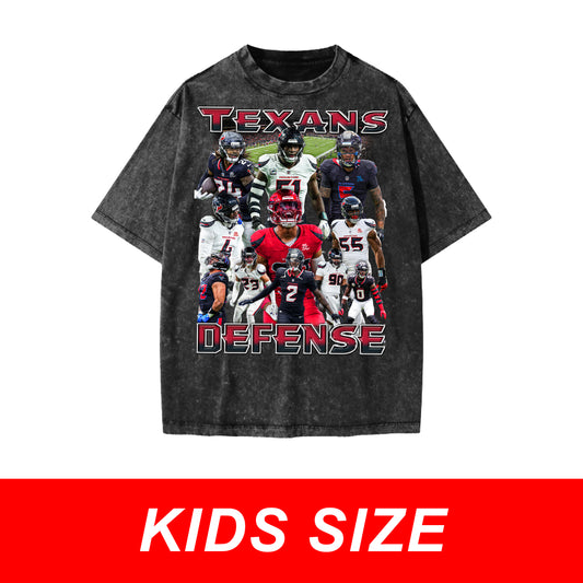 KIDS Texans Defense Vintage Graphic Tee