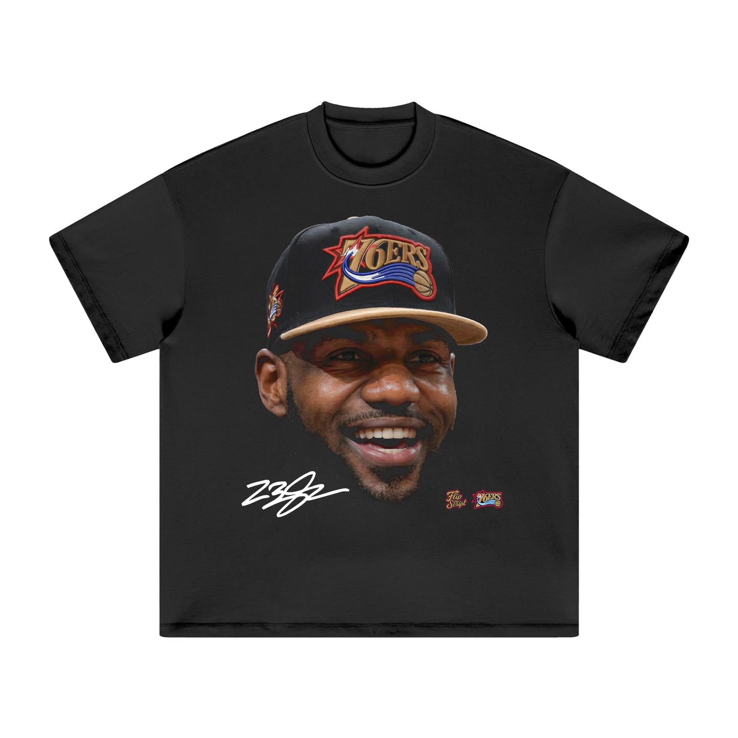 Lebron Sixers Big Head HEAVY Graphic Tee
