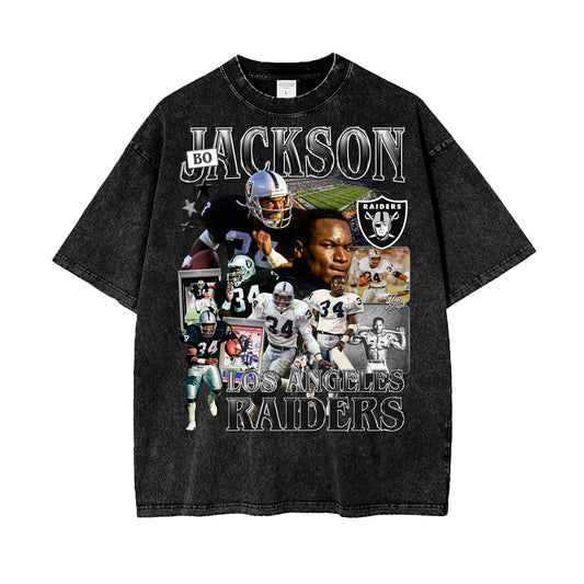 Raider Bo Jackson Vintage Graphic Tee