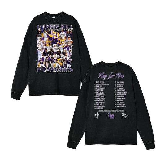 2025-26 Liberty Hill Baseball Vintage Long Sleeve
