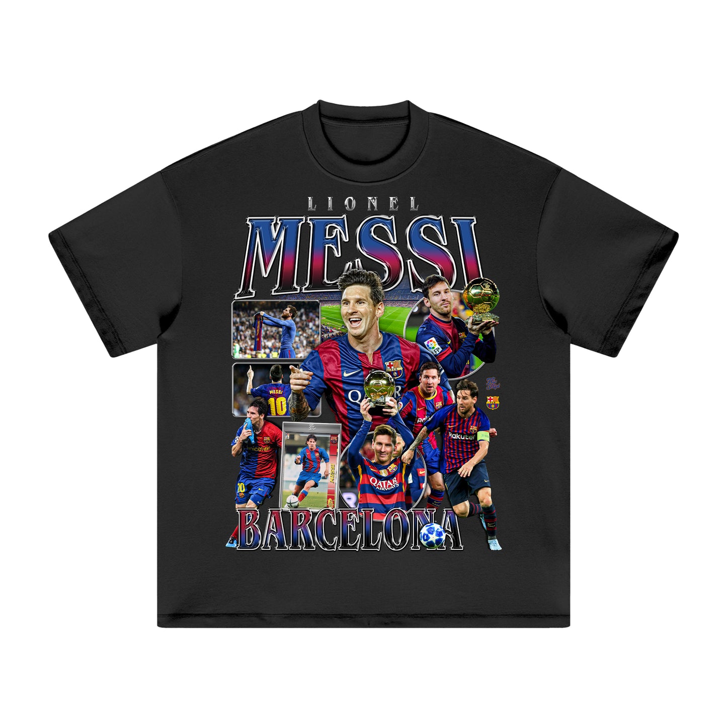 Barcelona Lionel Messi HEAVY Cotton Tee