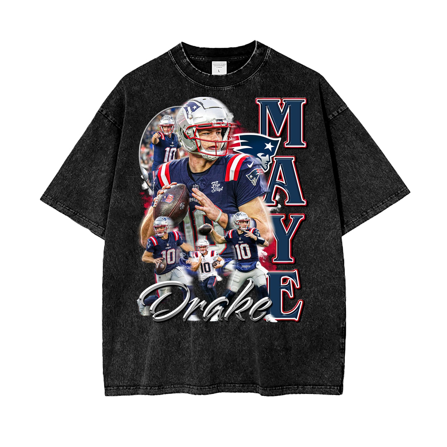 Drake Maye Vintage Graphic Tee