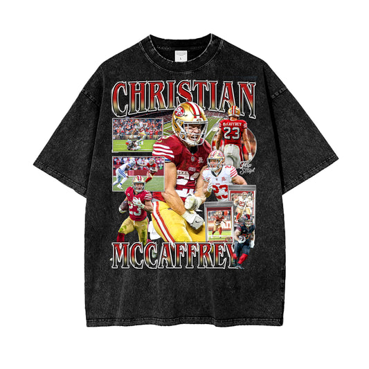 Christian McCaffrey Vintage Graphic Tee