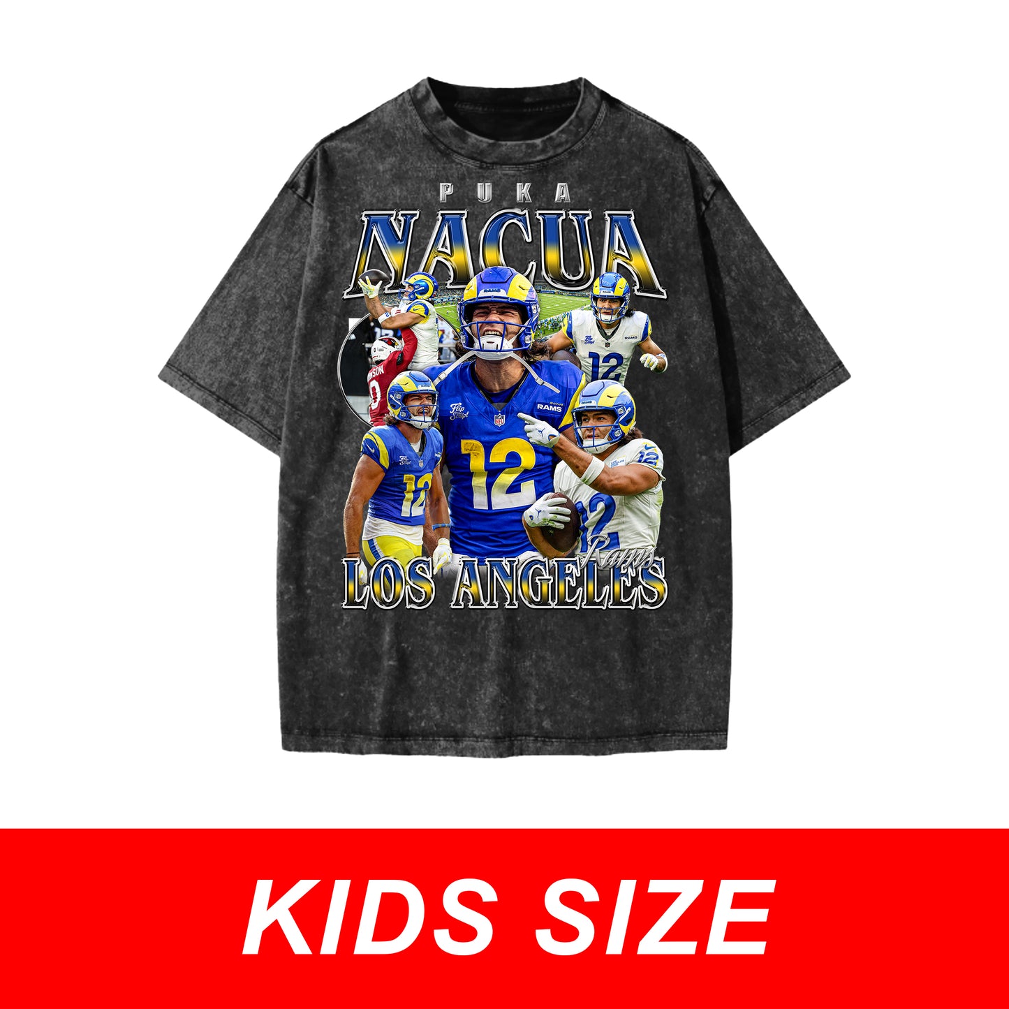 KIDS Puka Nacua Vintage Graphic Tee