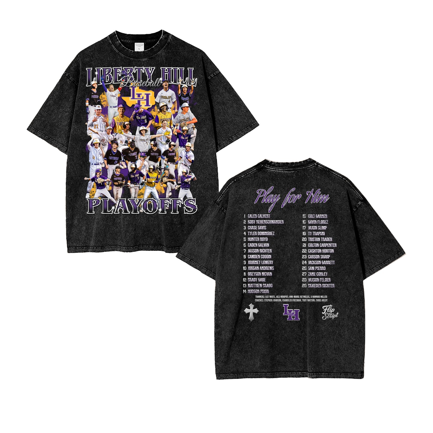 2025-26 Liberty Hill Baseball Playoffs Graphic Tee