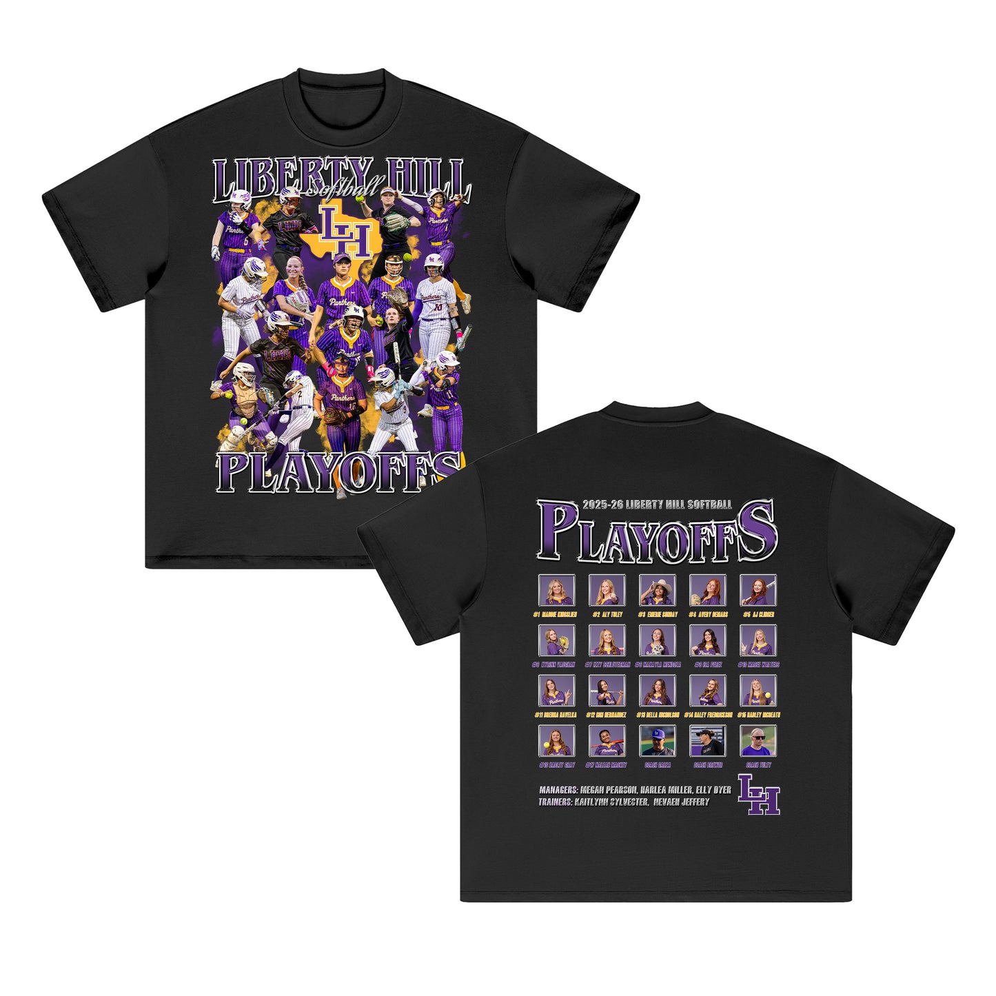 2025-26 Liberty Hill Softball Playoffs HEAVY Cotton Tee