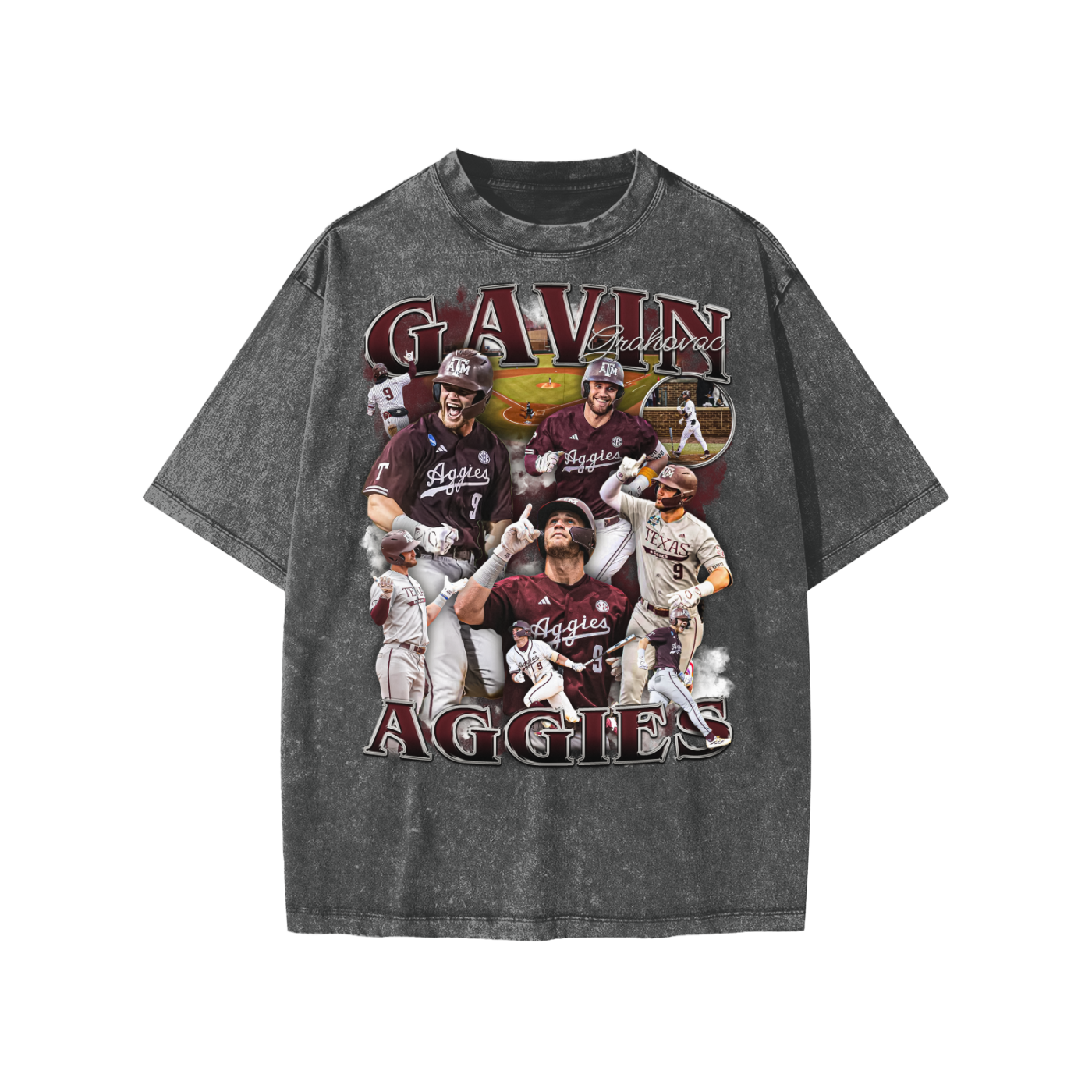 Kids Gavin Grahovac Vintage Graphic Tee