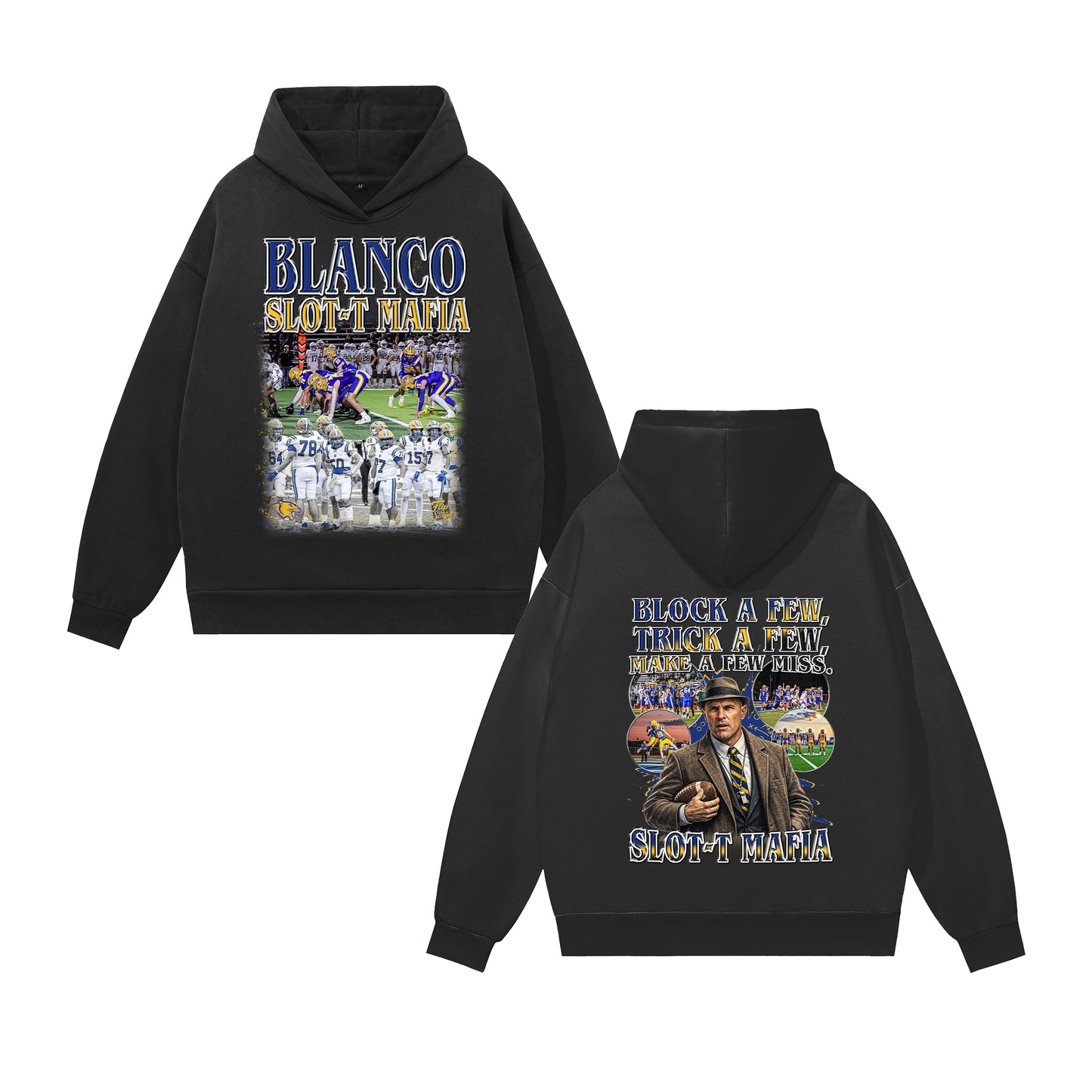 Blanco Slot-T Mafia Heavyweight Hidden Pocket Fleece Hoodie