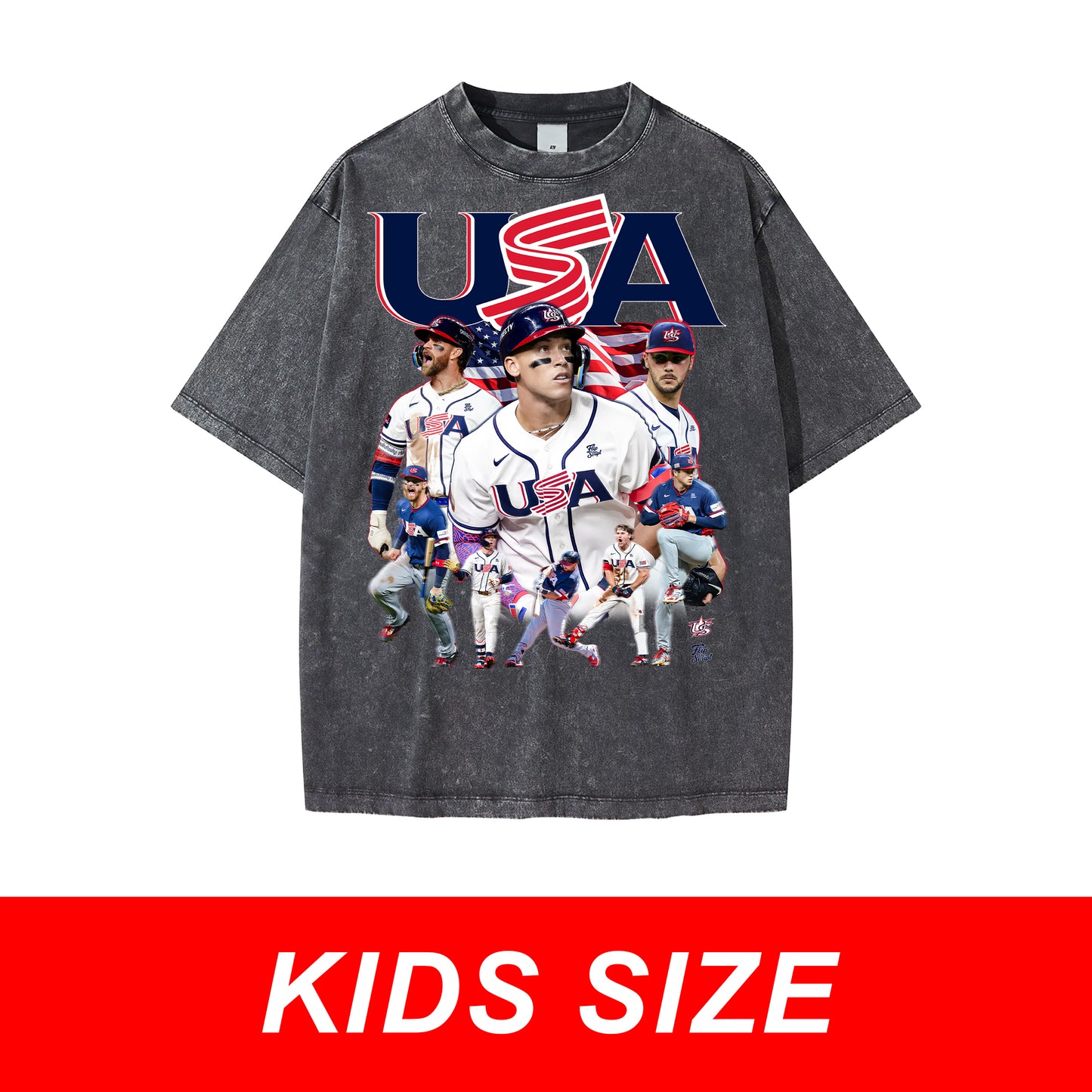 KIDS 2026 USA Vintage Graphic Tee