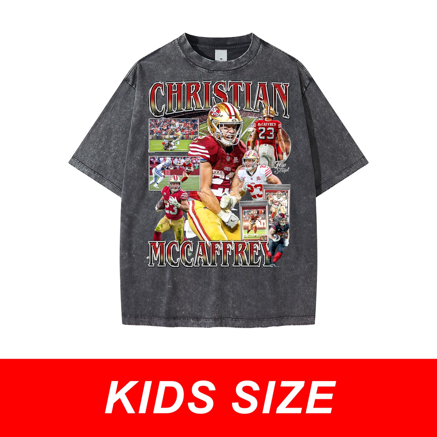 KIDS Christian McCaffrey Vintage Graphic Tee