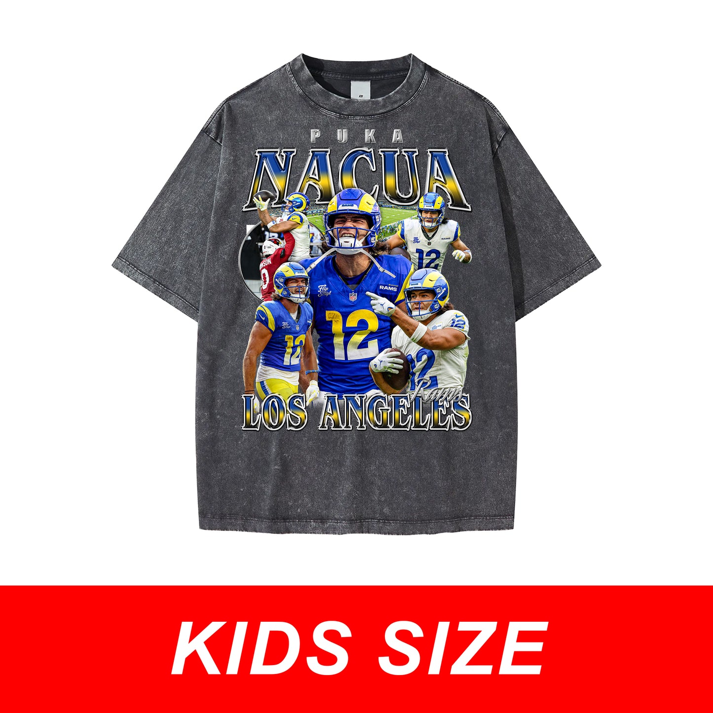 KIDS Puka Nacua Vintage Graphic Tee