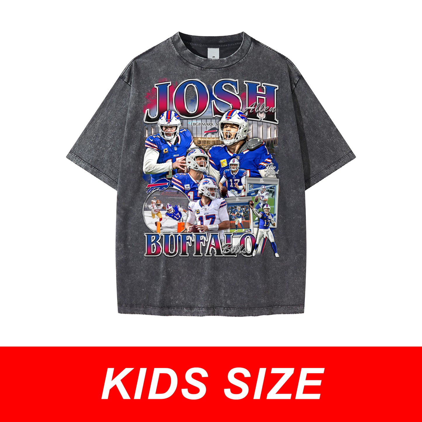 KIDS Josh Allen Vintage Graphic Tee