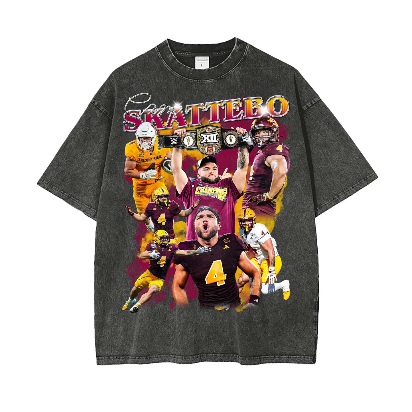 Cam Skattebo Vintage Graphic Tee V1