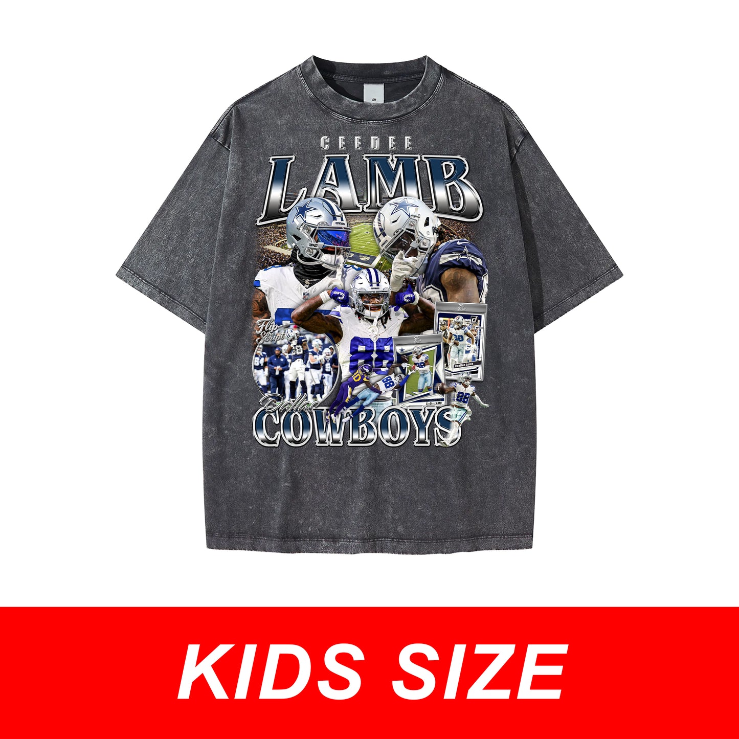 KIDS CeeDee Lamb Vintage graphic Tee