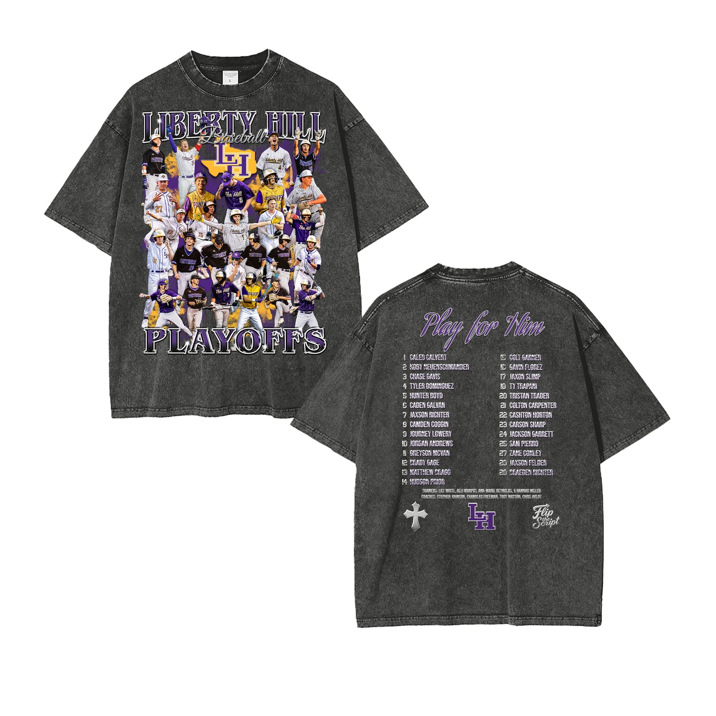 2025-26 Liberty Hill Baseball Playoffs Graphic Tee