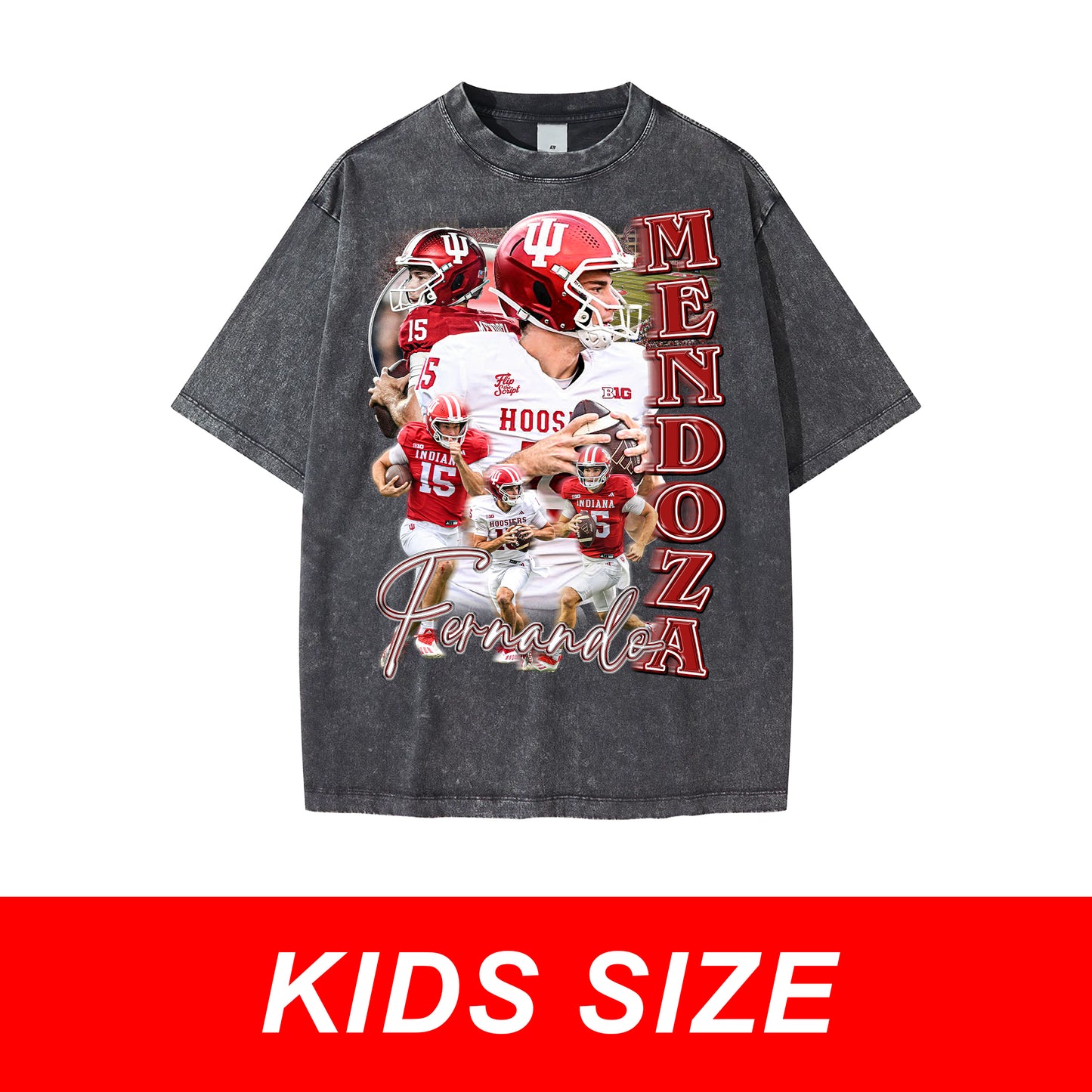 KIDS Fernando Mendoza Vintage graphic Tee