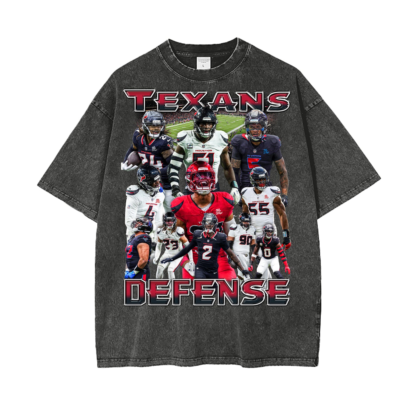 Texans Defense Vintage Graphic Tee