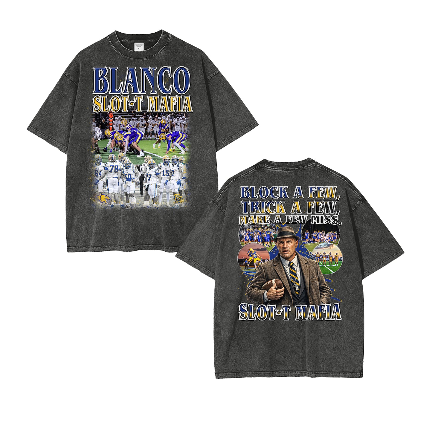 Blanco Slot-T Mafia Vintage Graphic Tee