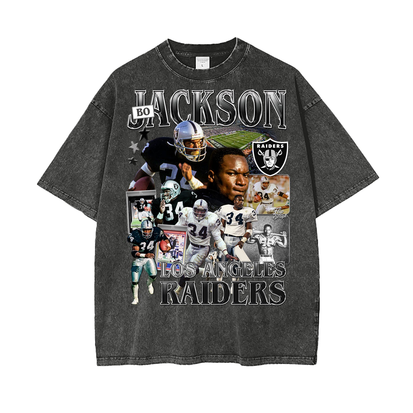 Raider Bo Jackson Vintage Graphic Tee