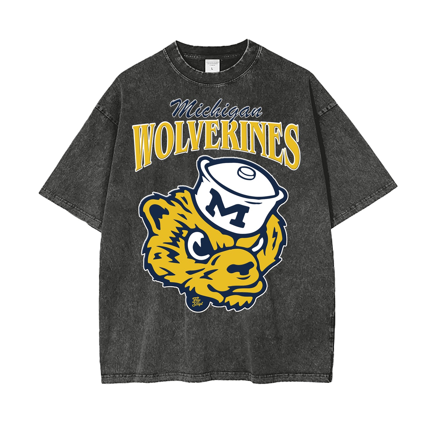Michigan Wolverines Mascot Vintage Graphic Tee