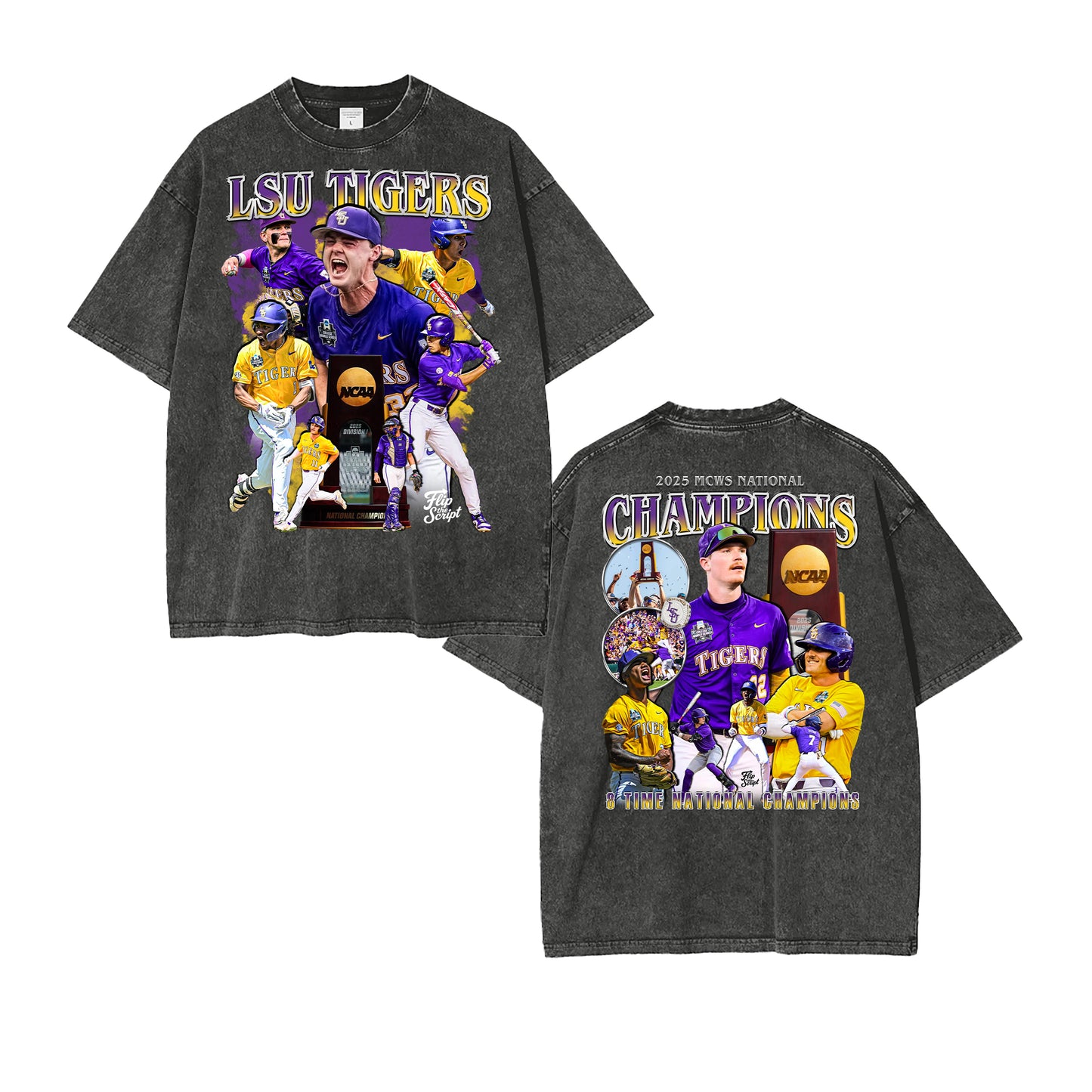 LSU 2025 MCWS National Champions (DOUBLE SIDED)