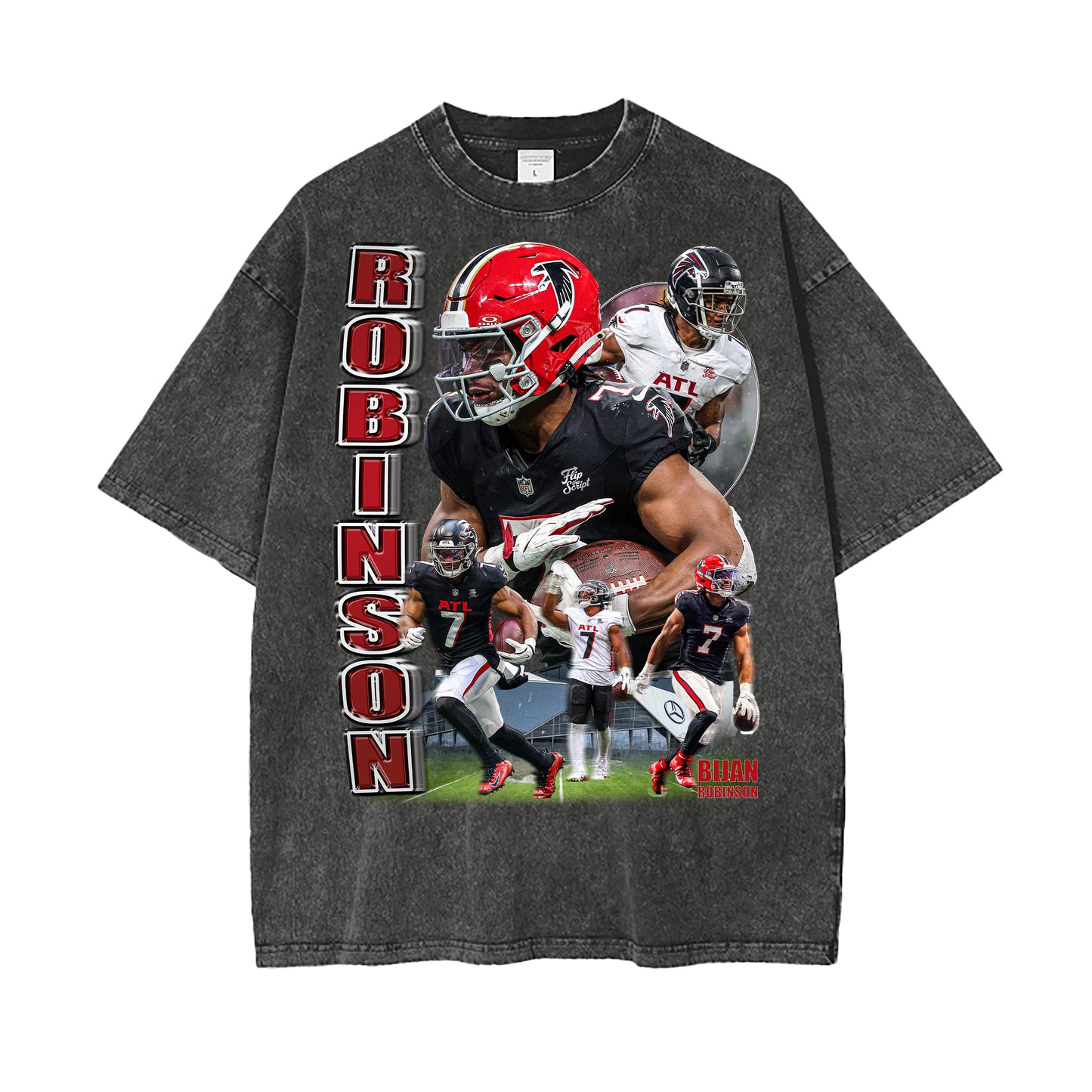 Bijan Robinson Vintage Graphic Tee