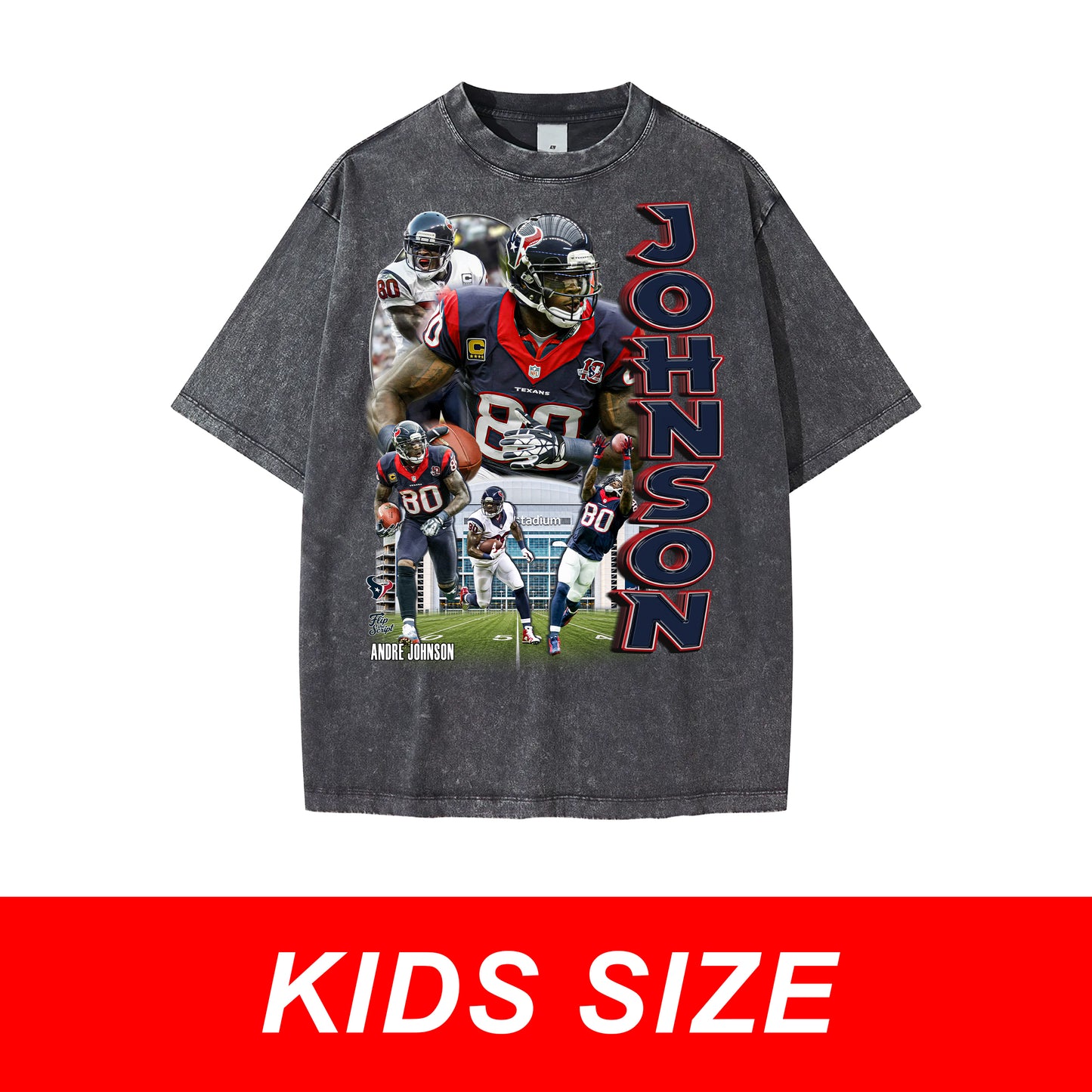 KIDS Andre Johnson Vintage Graphic Tee