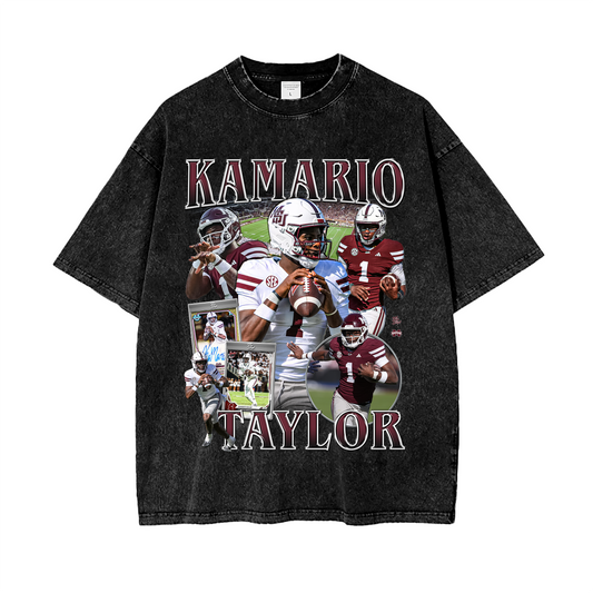 Kamario Taylor Vintage graphic Tee in Black