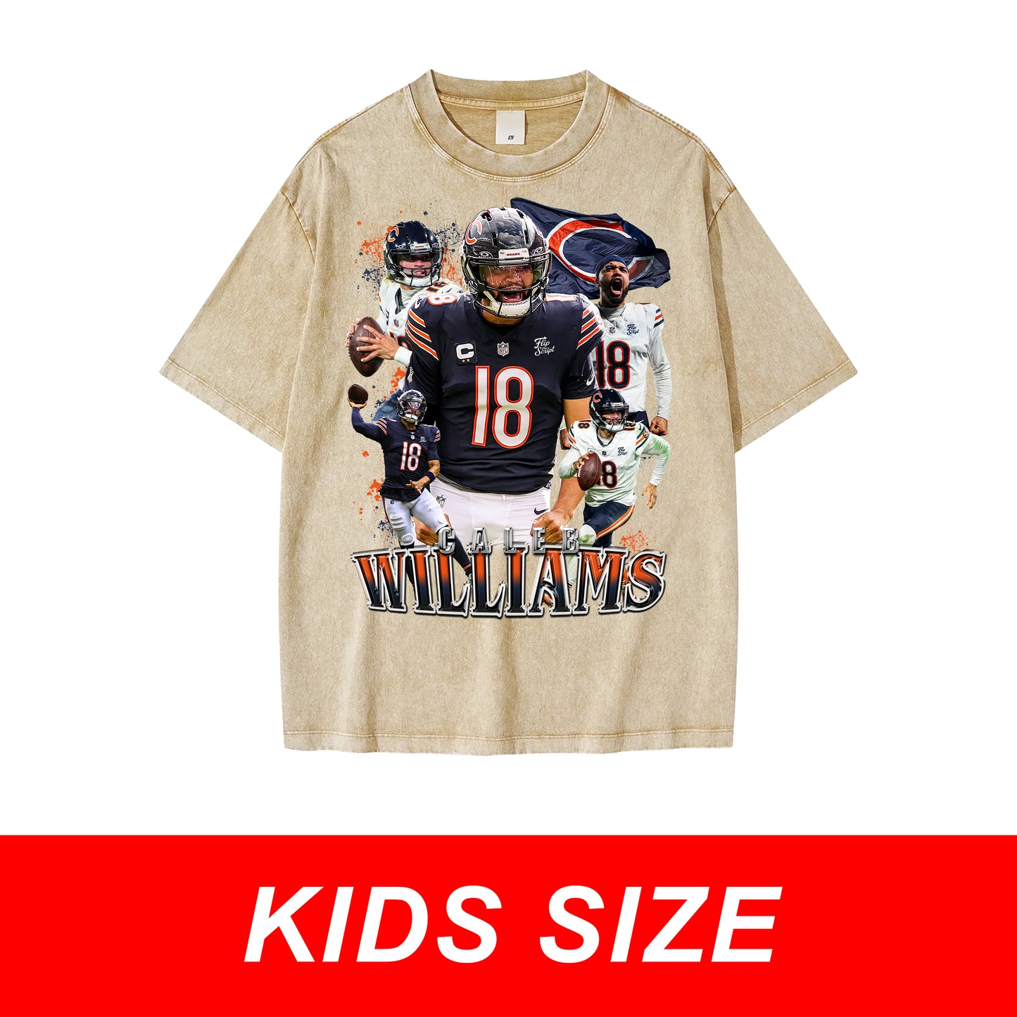 KIDS Caleb Williams Vintage Graphic Tee