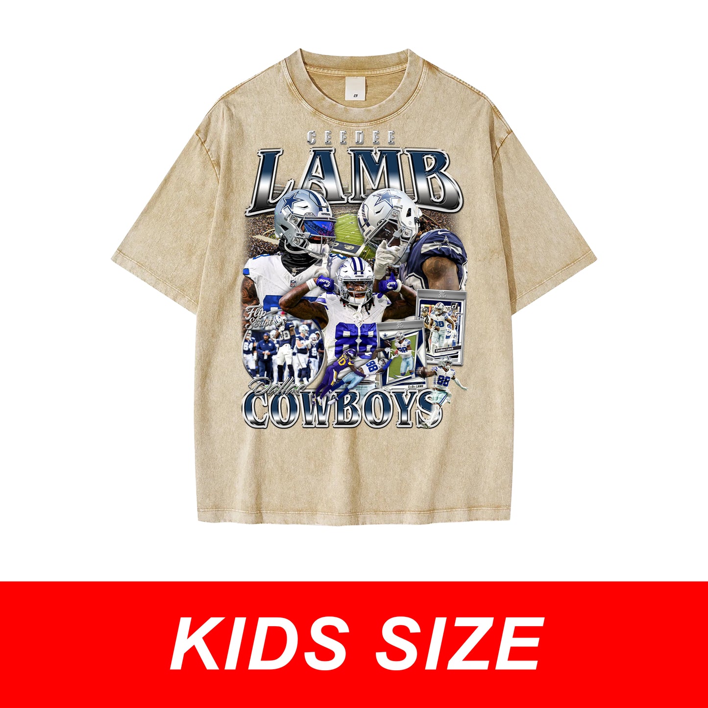 KIDS CeeDee Lamb Vintage graphic Tee
