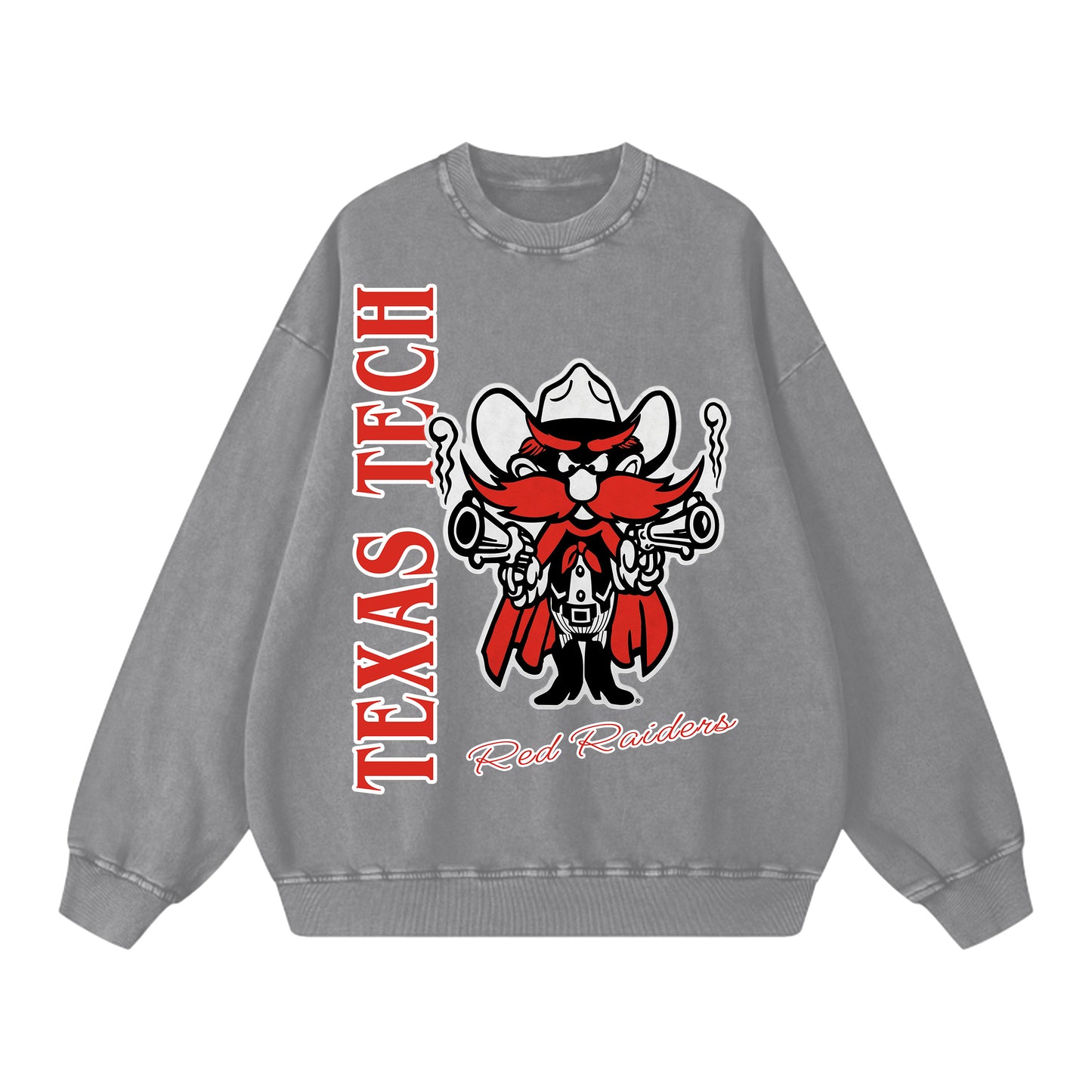 Vintage Oversized Texas tech Crewneck Sweatshirt