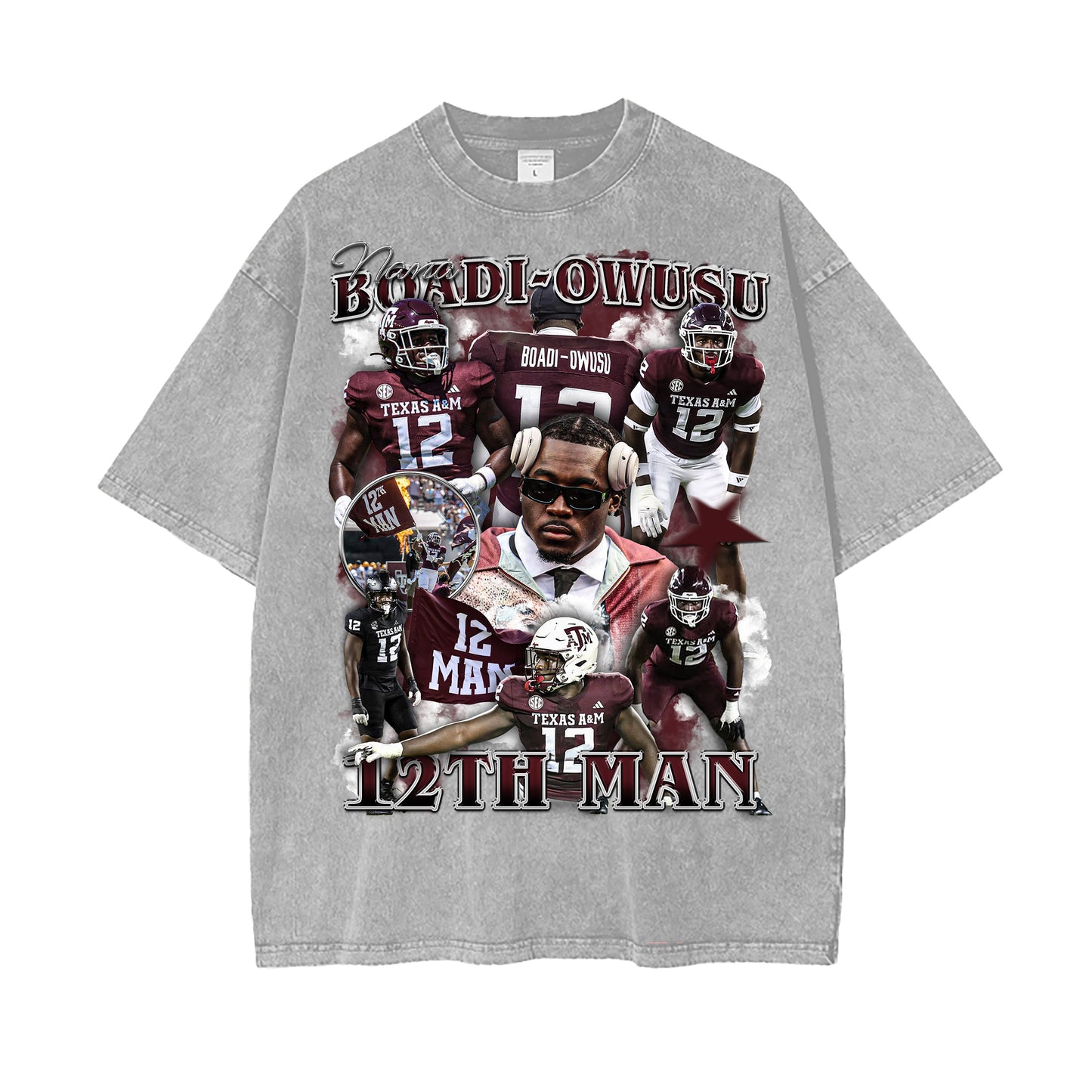 Nana Boadi-Owusu 12th Man Vintage Graphic Tee