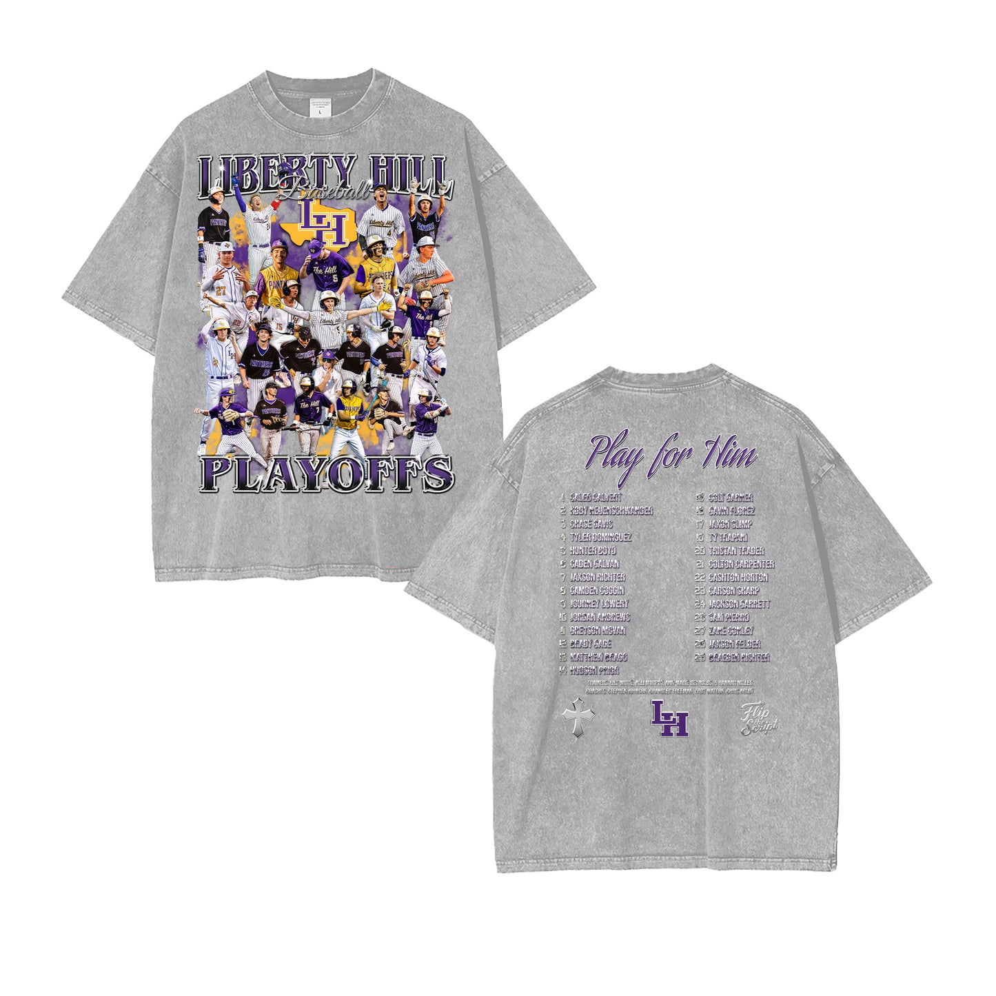 2025-26 Liberty Hill Baseball Playoffs Graphic Tee