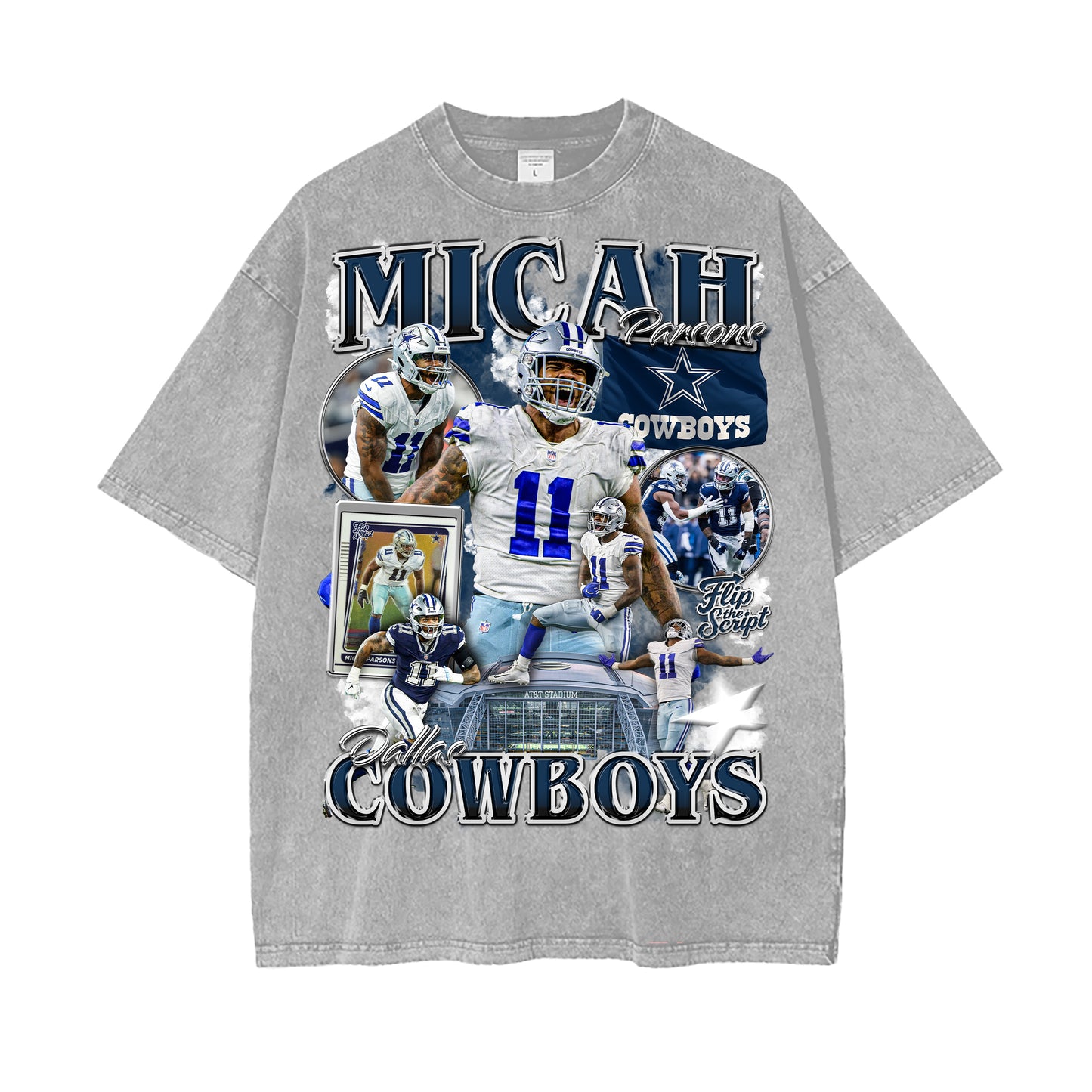 Micah Parsons Cowboys Vintage Graphic Tee