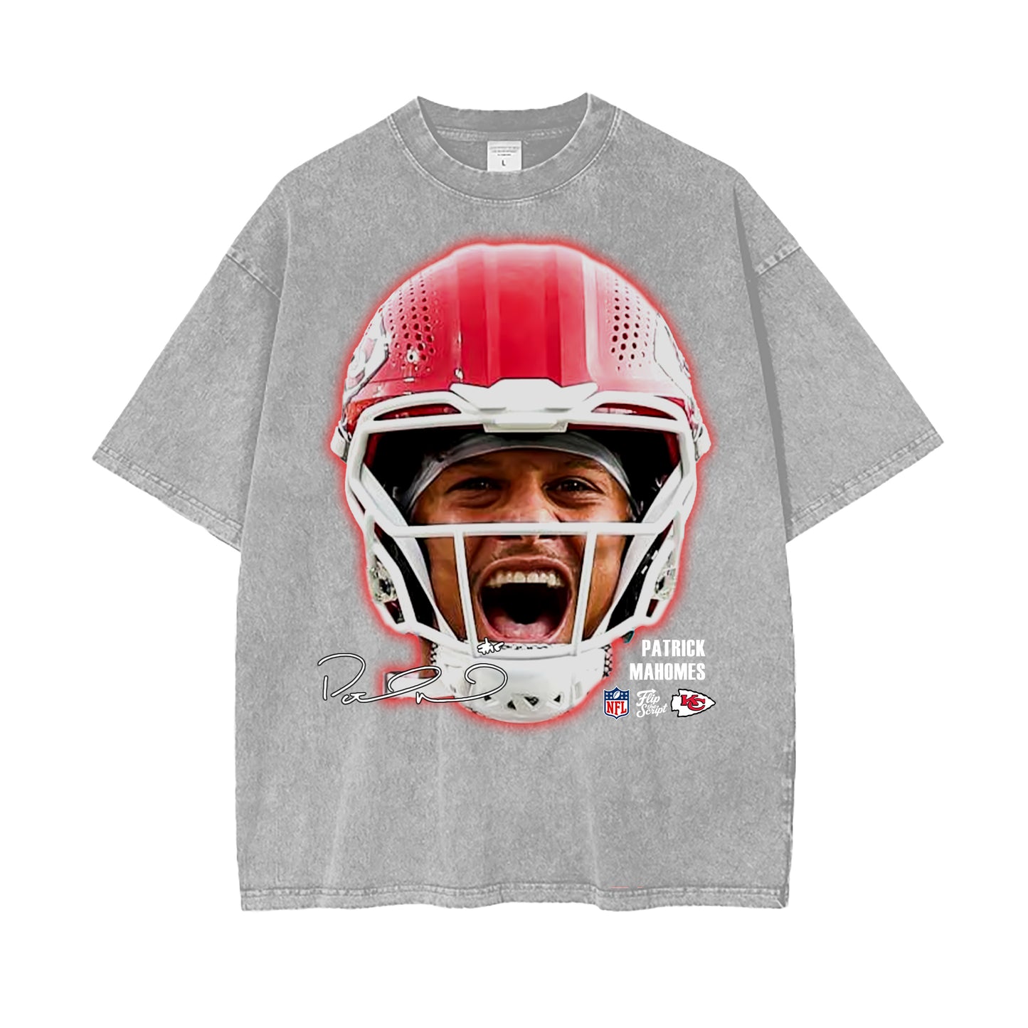 Patrick Mahomes Big Head Vintage Graphic Tee