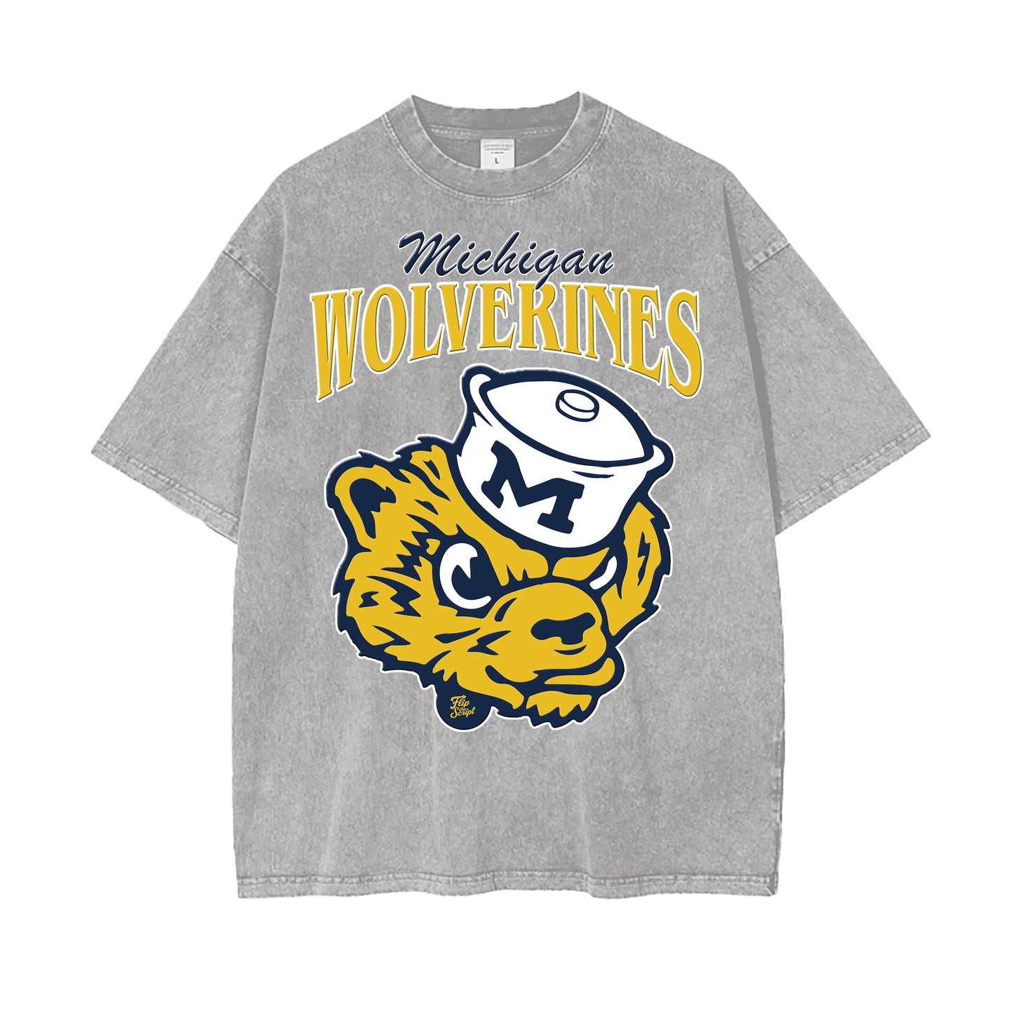 Michigan Wolverines Mascot Vintage Graphic Tee