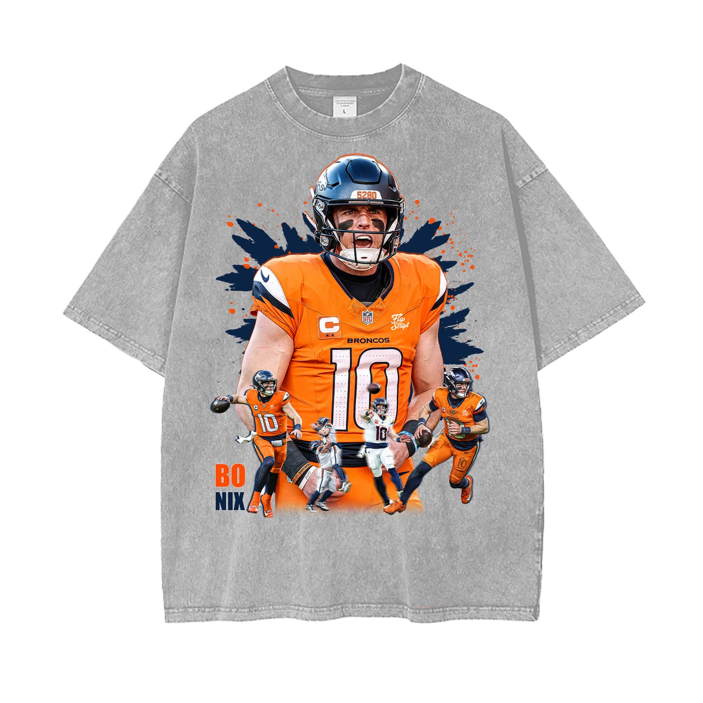 Bo Nix Vintage Graphic Tee