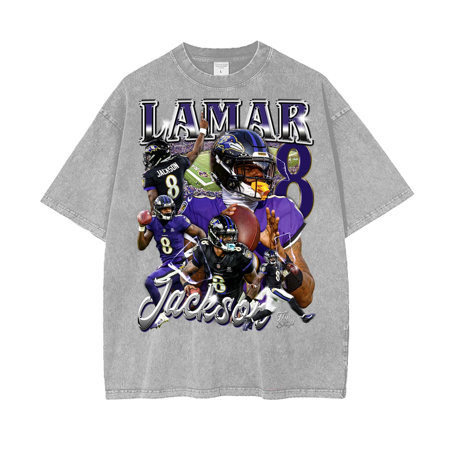 Lamar Jackson Vintage Graphic Tee