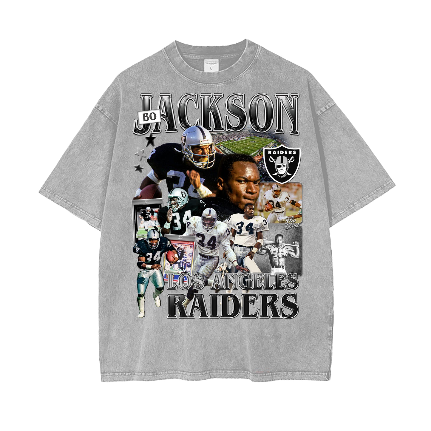 Raider Bo Jackson Vintage Graphic Tee