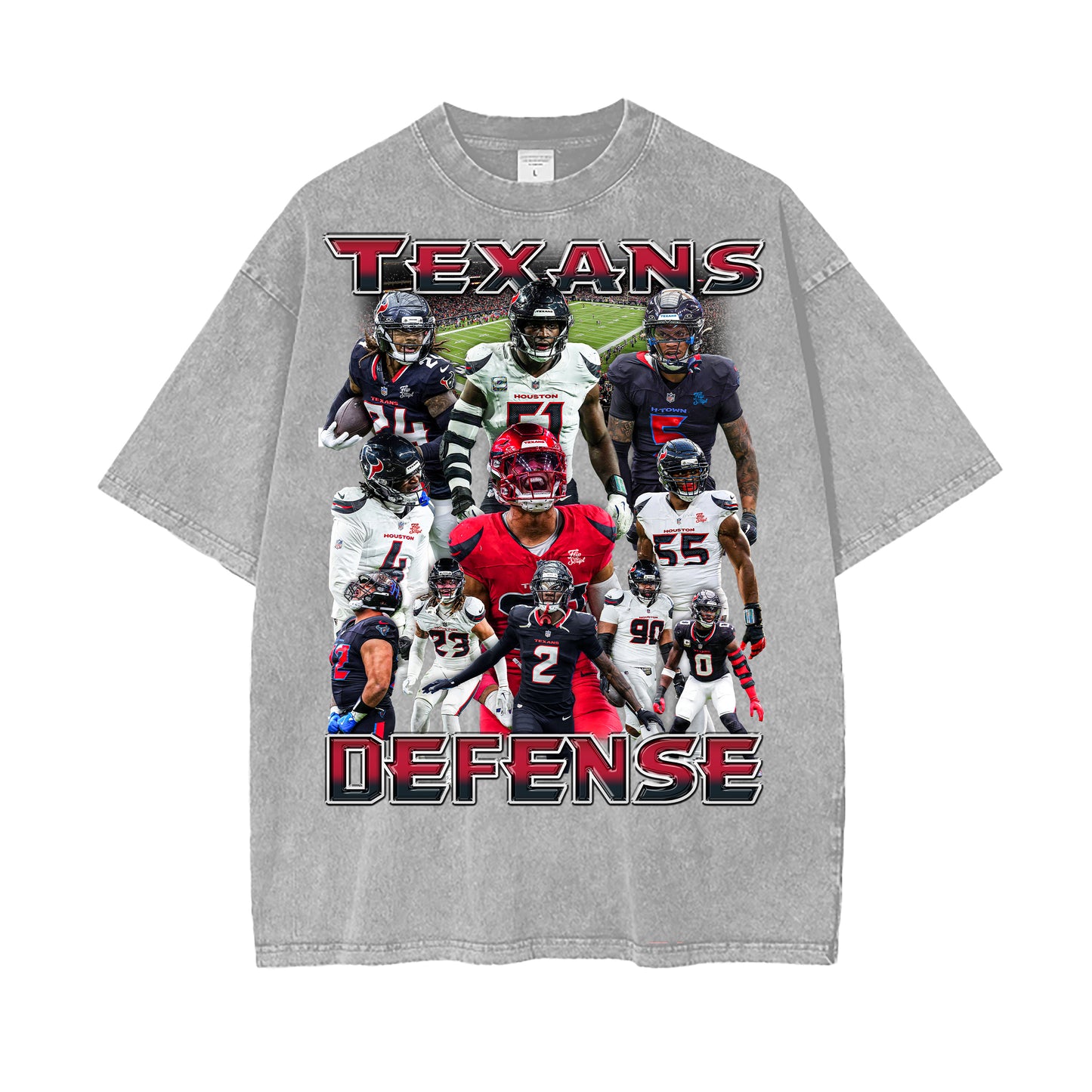 Texans Defense Vintage Graphic Tee