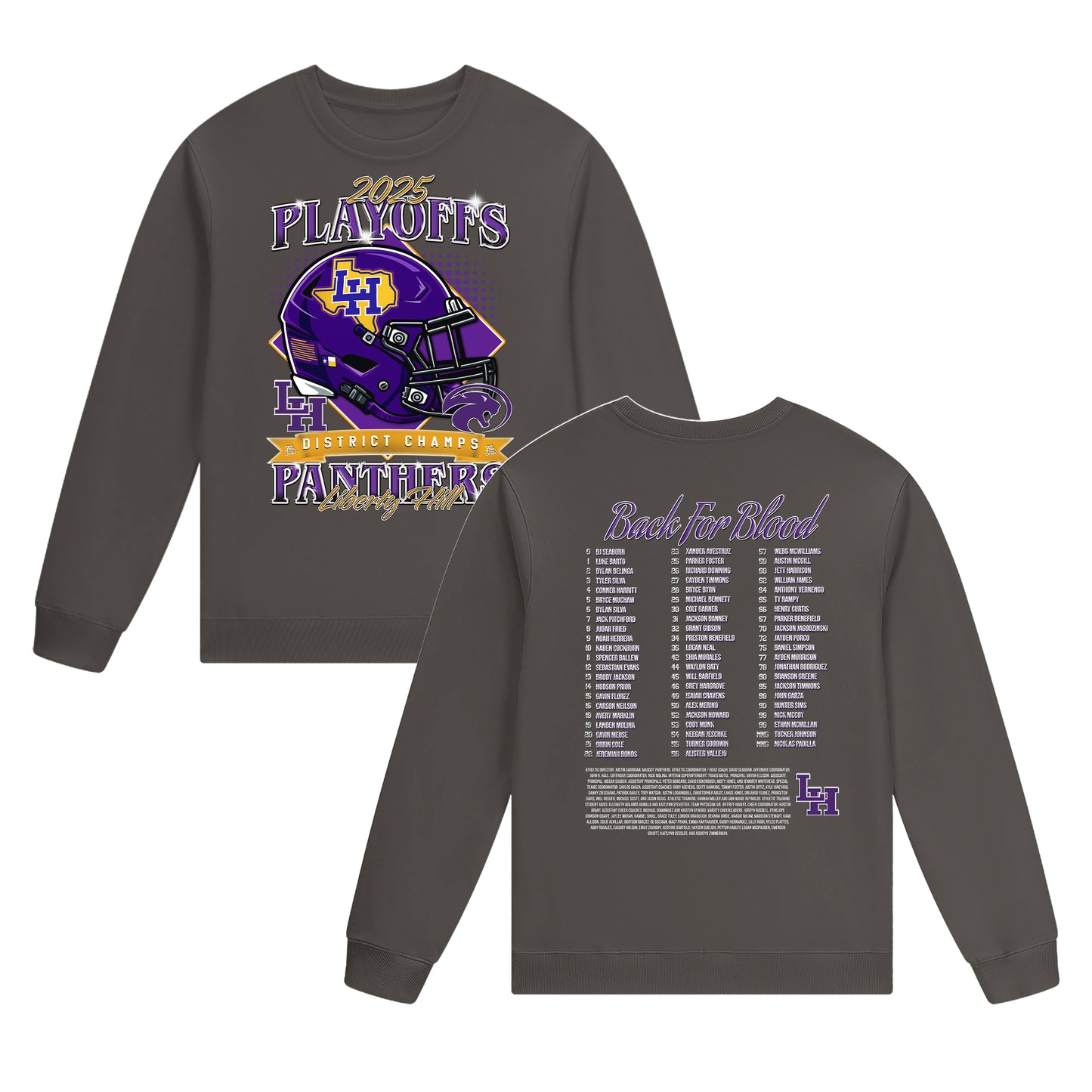 Liberty Hill Football Playoffs 2025 lightweight Cotton Pullover