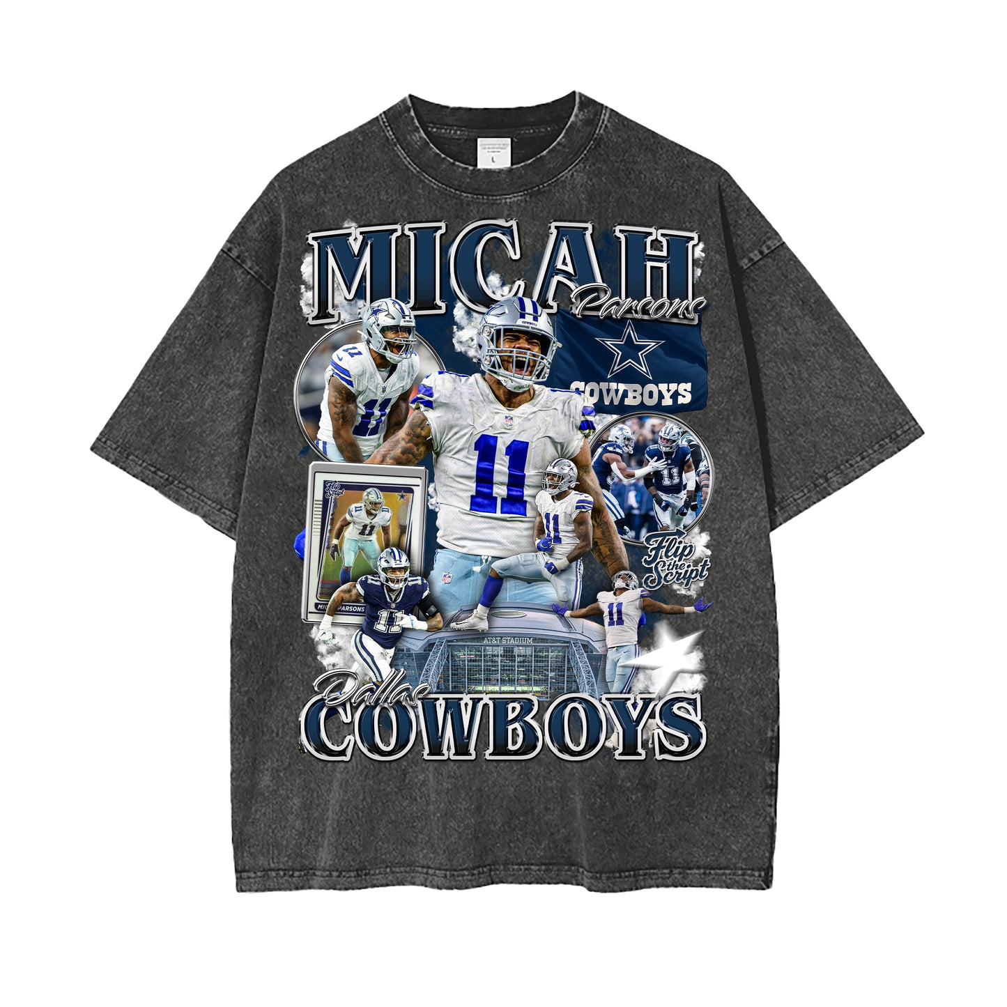 Micah Parsons Cowboys Vintage Graphic Tee