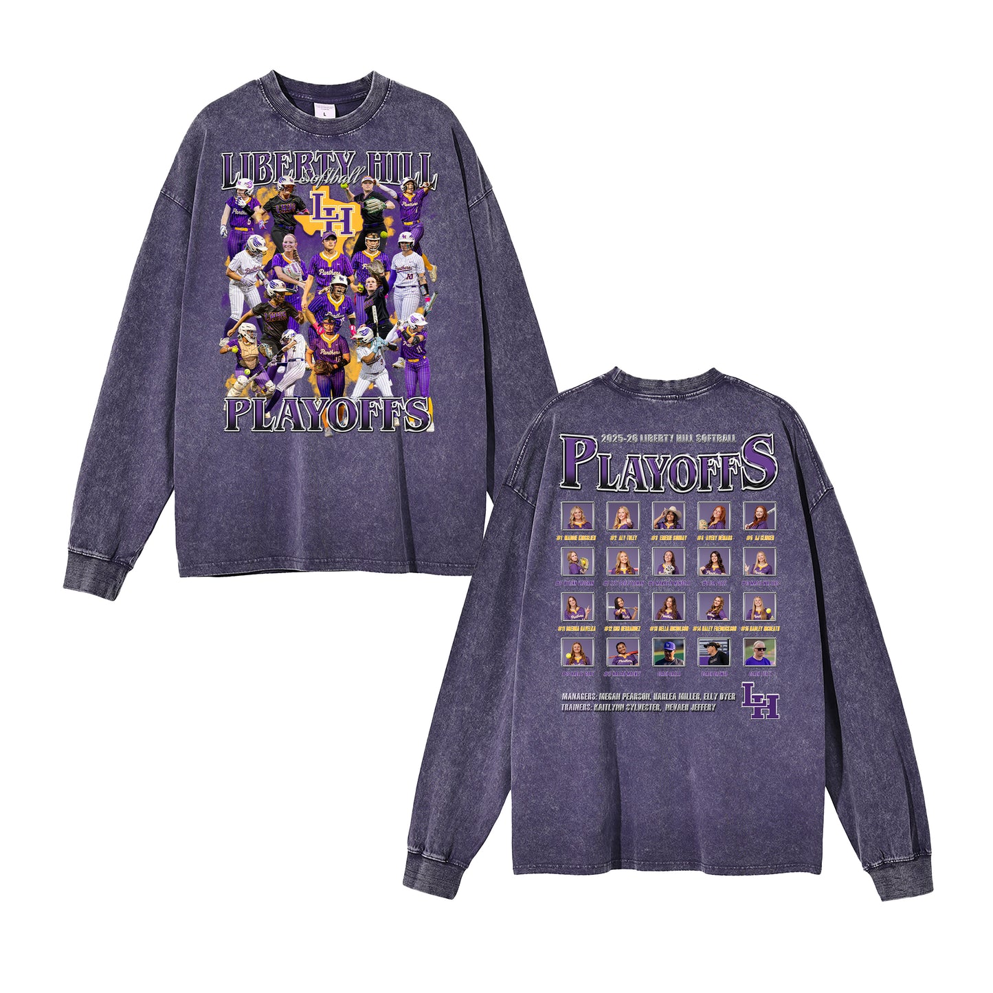 2025-26 Liberty Hill Softball Vintage Long Sleeve