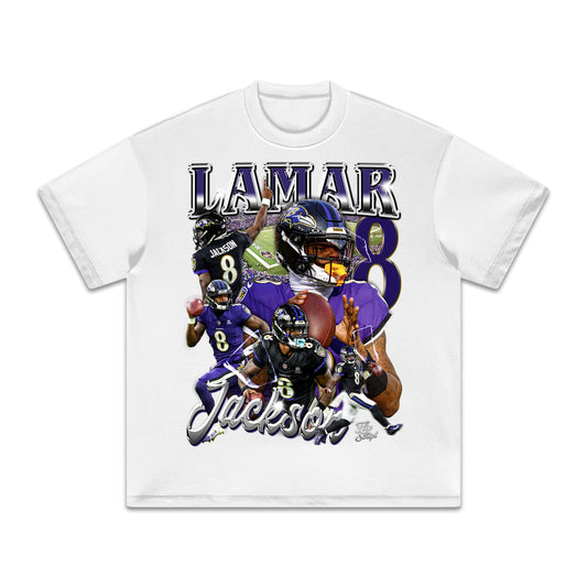 Lamar Jackson HEAVY Cotton Tee