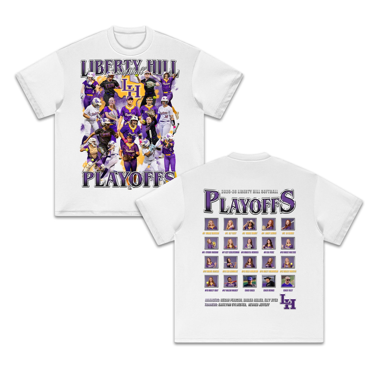 2025-26 Liberty Hill Softball Playoffs HEAVY Cotton Tee