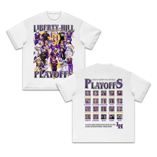 2025-26 Liberty Hill Softball Playoffs HEAVY Cotton Tee