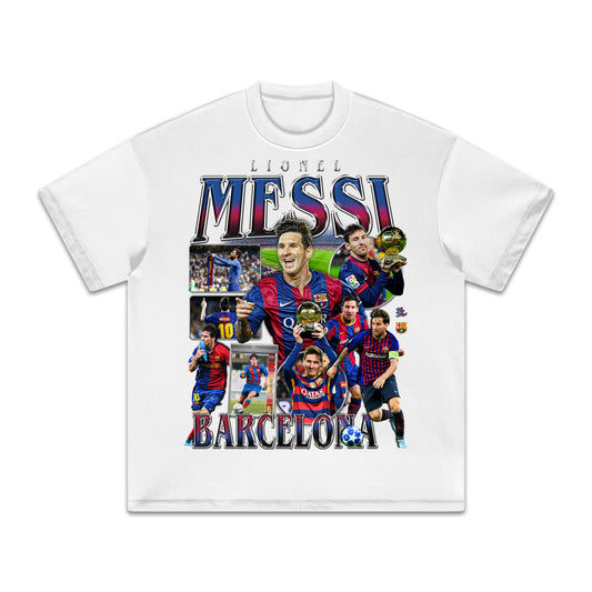 Barcelona Lionel Messi HEAVY Cotton Tee