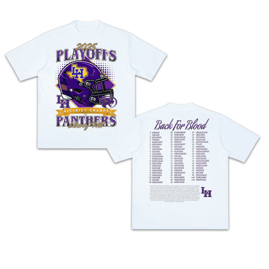 Liberty Hill Football Playoffs 2025 HEAVY Cotton Tee