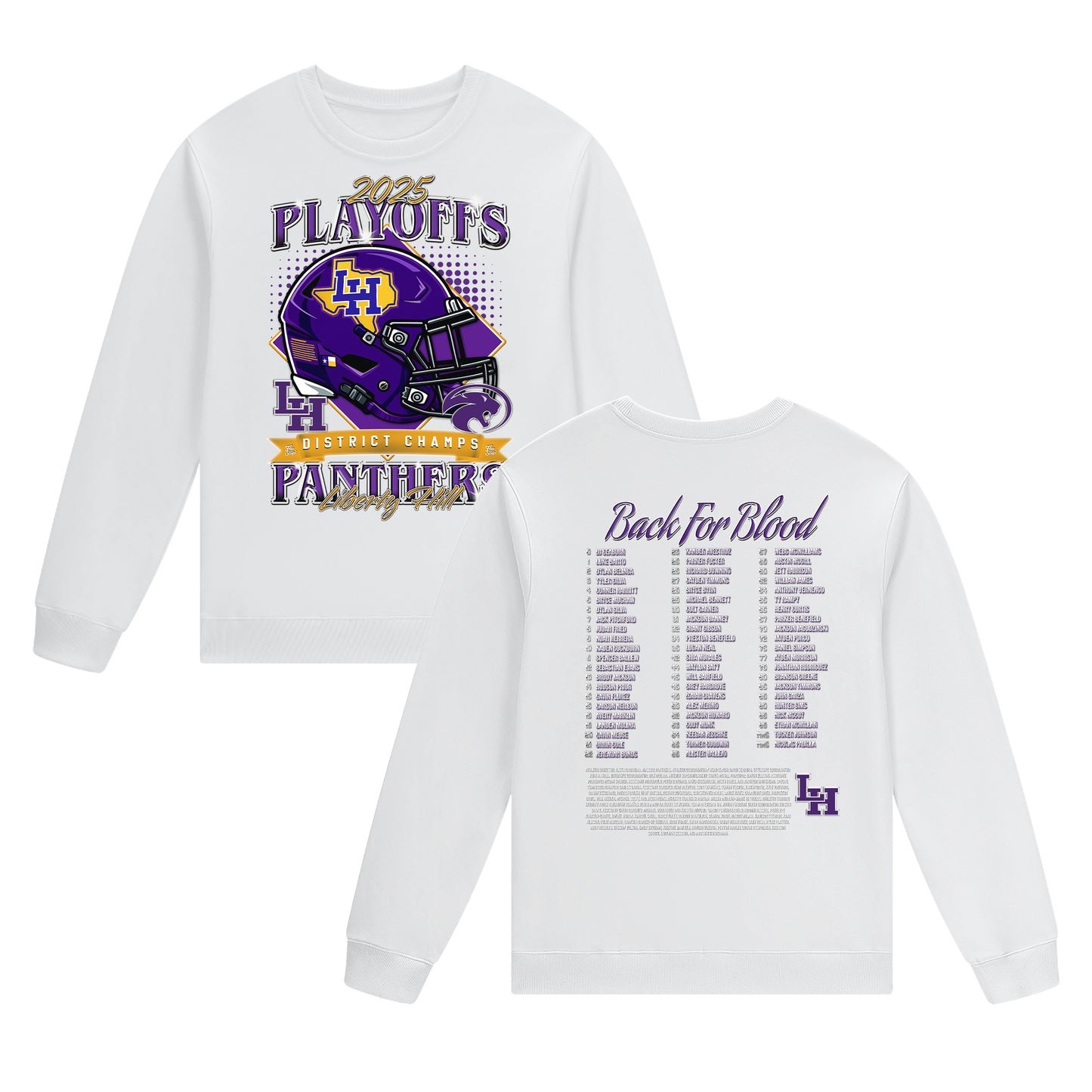 Liberty Hill Football Playoffs 2025 lightweight Cotton Pullover